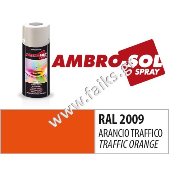 ΣΠΡΕΙ ΓΕΝ.ΧΡΗΣΗΣ 400ML ΠΟΡΤΟΚΑΛΙ TRAFFIC(RAL2009)